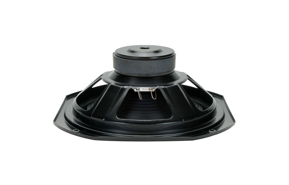 10SFPC-B 10" Papiermembran-Tieftöner mit quadratischem Rahmen Schwarz