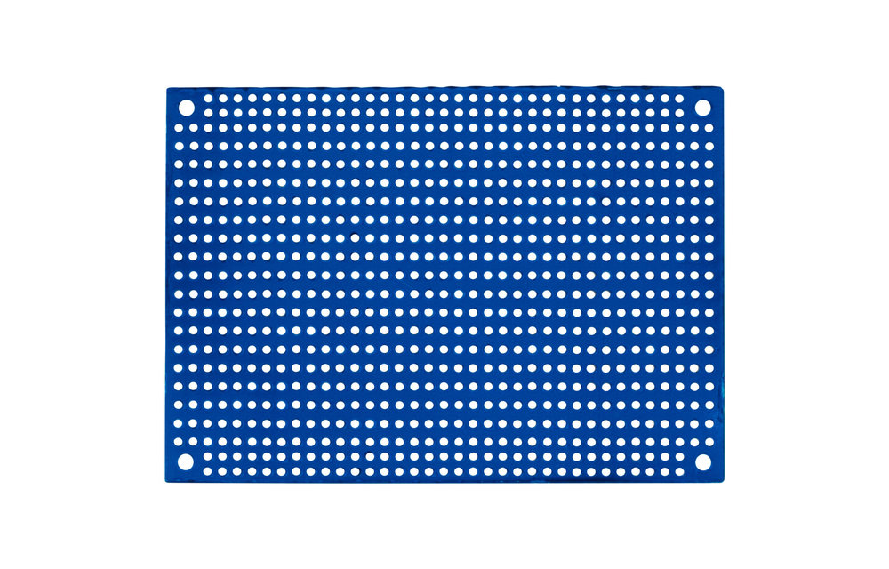 Blue Perforated Crossover Board | Pair | 8,89 x 12,70 cm