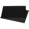 Black Perforated Crossover Board | Pair | 8,89 x 12,70 cm Leiterplatten