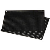 Black Perforated Crossover Board | Pair | 8,89 x 12,70 cm Leiterplatten