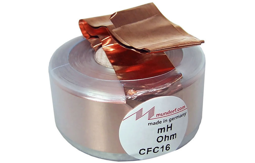 CFC16-0,12 | 0,12 mH | 0,11 Ω | 2% | 16,5 AWG | MCoil Foil crossover coil