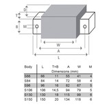 BS140-22 | 22 mH | 0,57 Ω | 3% | 15 AWG | MCoil FERON Stack core