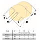 VP100-2,0 | 2,0 mH | 0,45 Ω | 3% | 18 AWG | MInduttore Ferrite PipeCore crossover Induttore