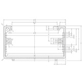 AH-103 Utility Case | Silver | 103 x 36,5 x 207 mm