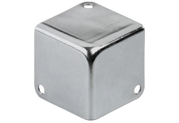 MZF-8502 Metal Case Corner | Nickel-Plated