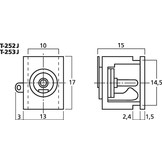 T-252J laagspanningspaneelaansluiting