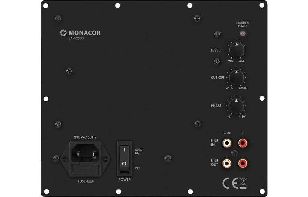 SAM-200D Subwoofer-Einbauverstärker