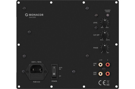 SAM-200D Subwoofer Amplificatore a Piastra