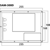 SAM-300D Subwoofer-Plattenverstärker