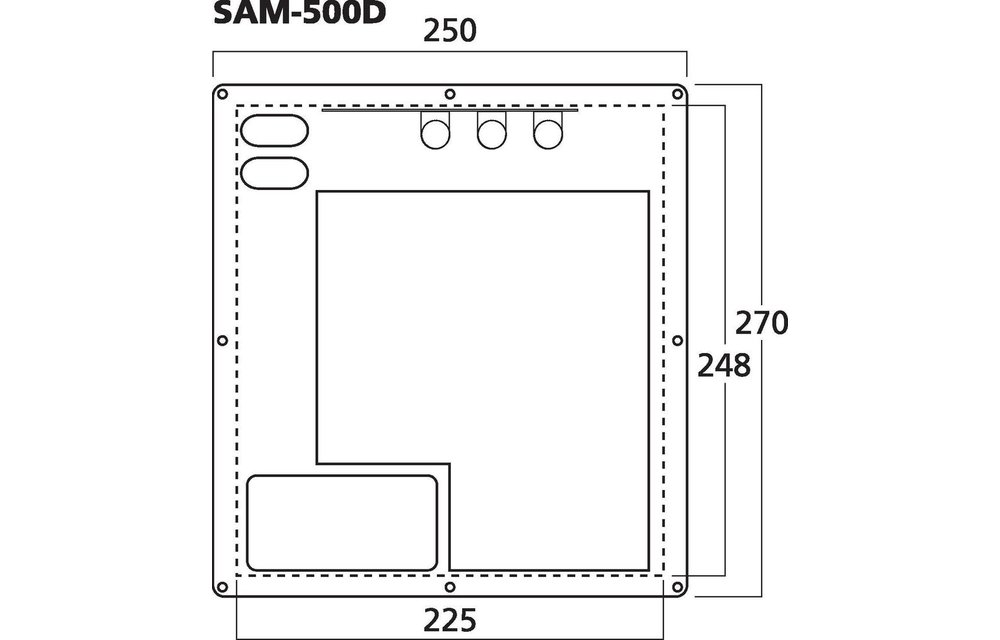 SAM-500D Subwoofer-Einbauverstärker