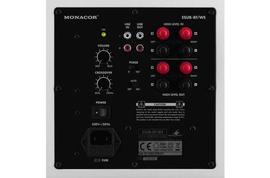 ESUB-8F/WS | Aktiv-Subwoofer | 50W