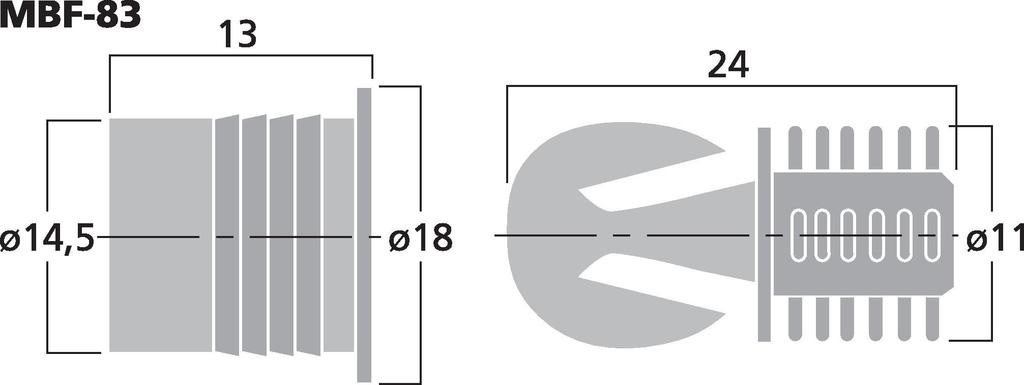 MBF-83 Frame Dowel For Speakers