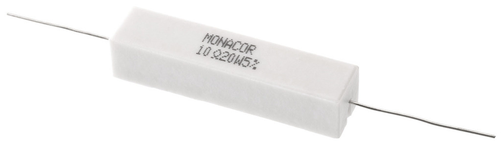 LSR-100/20 | 10 Ω | 20 W | 5% | High-Power Cement Weerstand