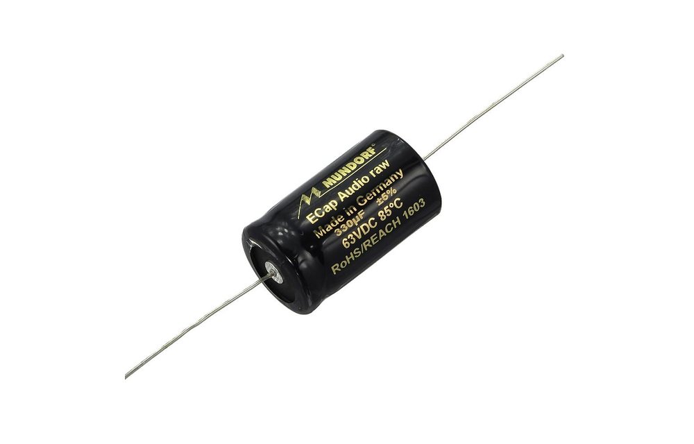 ECap RAW | ECAP63-330 | 330 µF | 5% | 63 V | Electrolytic Non-Polarized Cap
