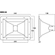 MRH-83 242 x 198mm Horn mit konstanter Richtwirkung 1-3/8"- 18 TPI