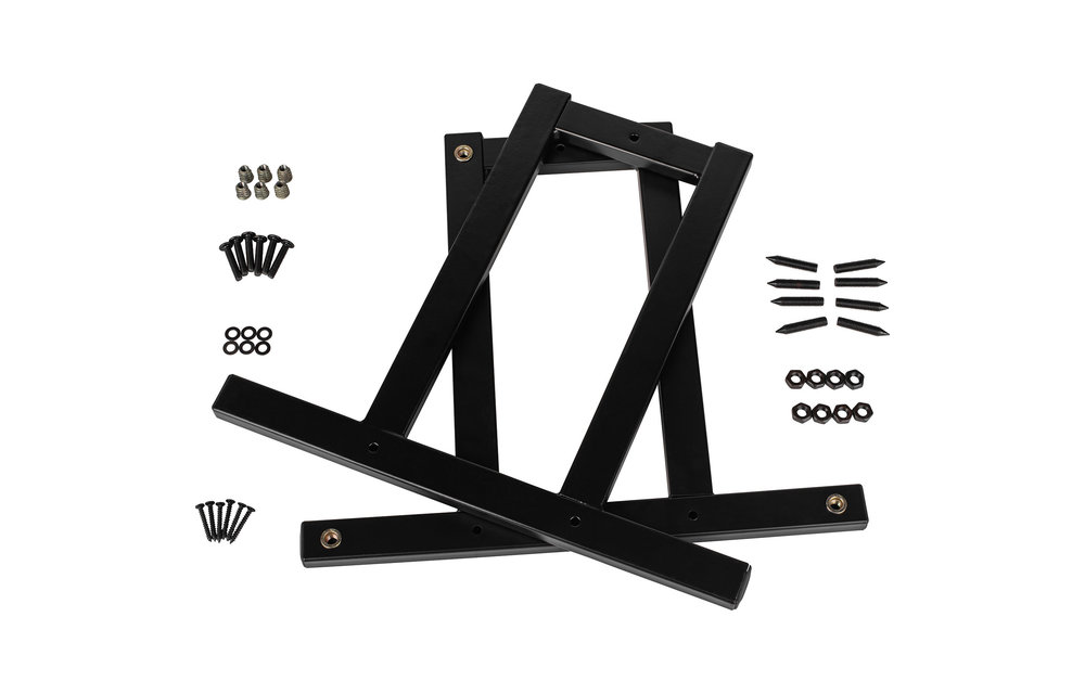 OS-2HD Ausleger Spike Set Für schwere Lautsprecher mit schwarzem Stahlfuß 2 Stück