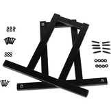 OS-2HD Outrigger Speaker Spike Set Heavy Duty with Black Steel Base 2 Pcs.