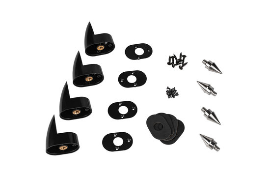 OP-4 Outrigger-Lautsprecherspike-Set mit ABS-Basis