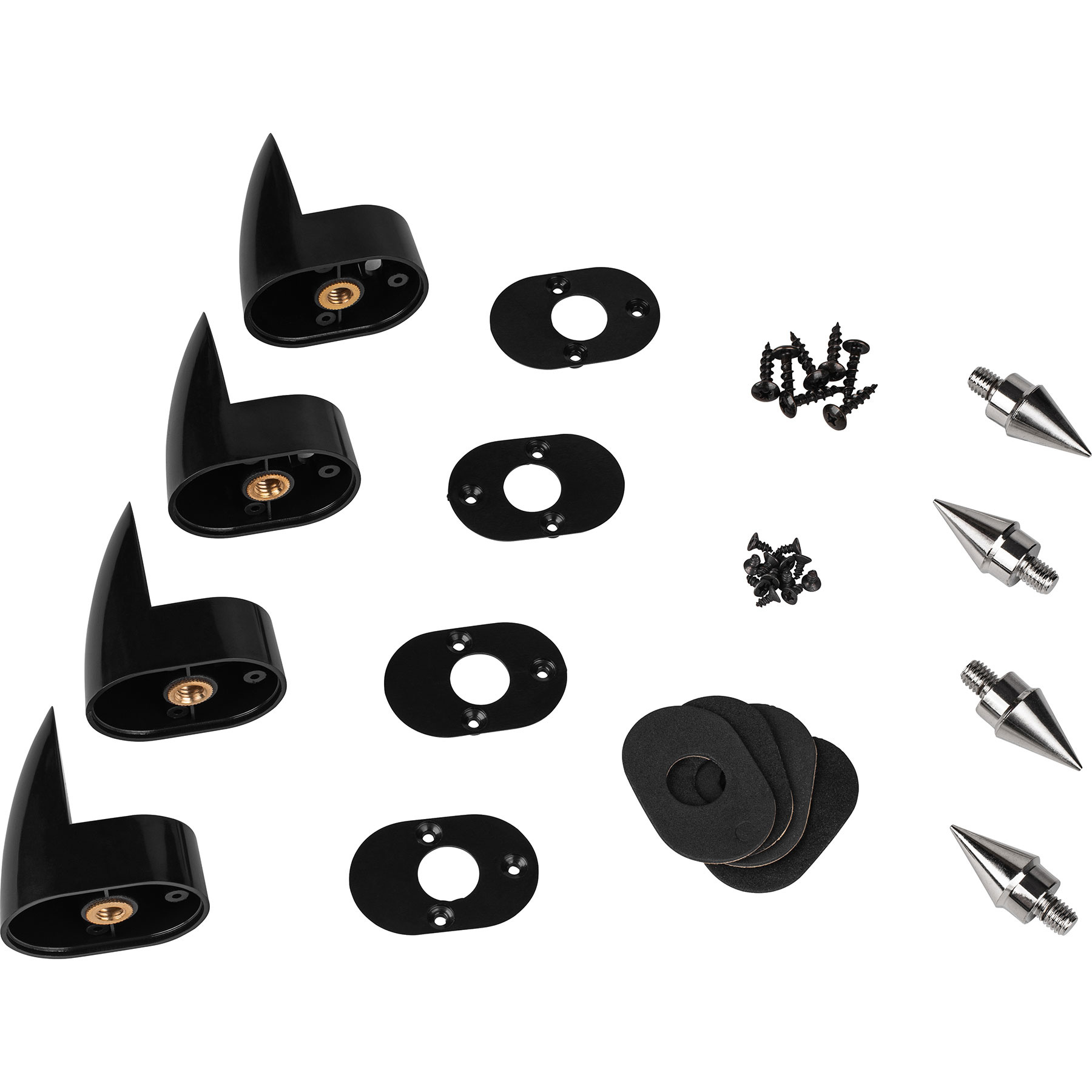 OP-4 Outrigger-Lautsprecherspike-Set mit ABS-Basis
