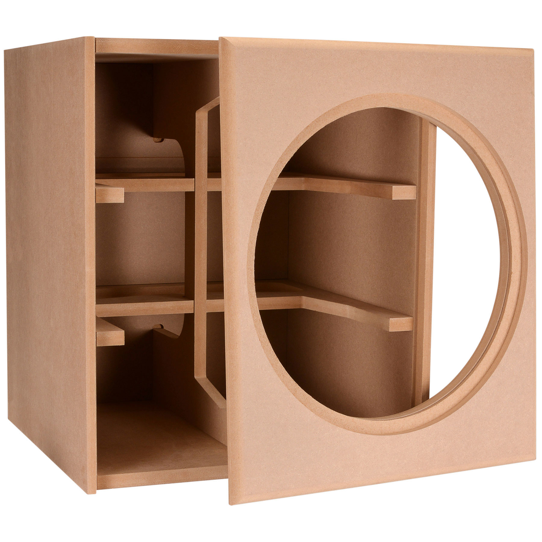 Knock Down Mdf 113l Subwoofer Cabinet For Dayton Audio 18 Ultimax