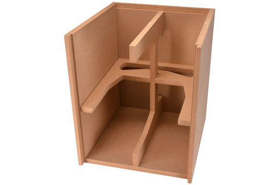Knock-Down MDF 2.0 cu. ft. Subwoofer Cabinet for Dayton UM12-22
