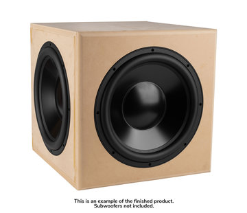 Knock Down Mdf 4 0 Cu Ft Subwoofer Cabinet For Dayton Audio 18