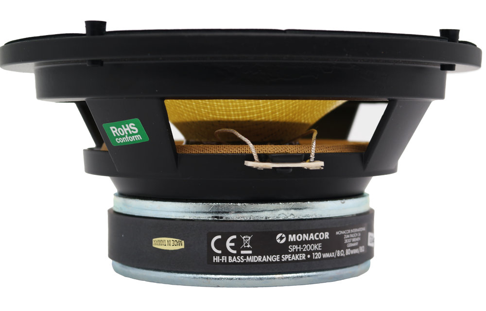 SPH-200KE 8" Kevlar-Membran-Mitteltieftöner 8 Ohm