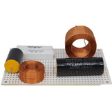 White Perforated Crossover Board | Pair | 12,70 x 17,78 cm printplaten