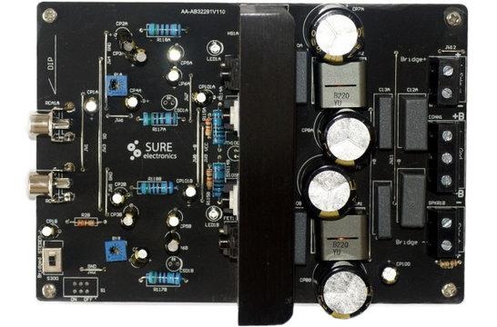 AA-AB32321 2x125W IRS2092 8 Ohm Class D Audio Amplifier Board
