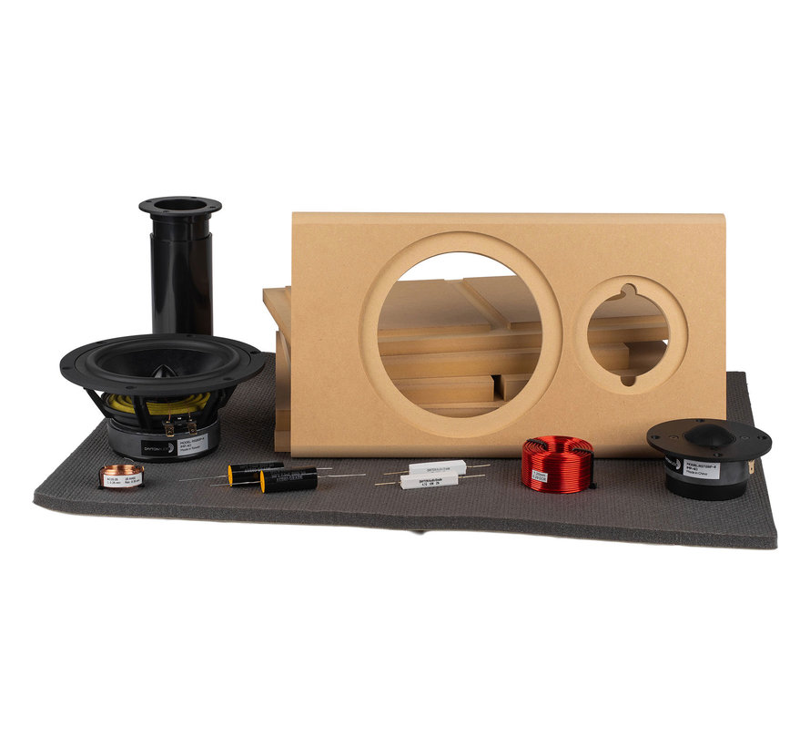 Samba MT Bookshelf Speaker Kit with Knock-Down Cabinet ...