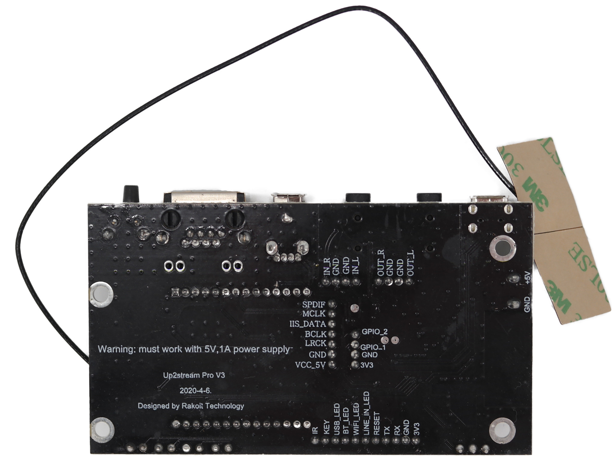 Up2Stream Pro V4 | BT 5.0 | Wi-Fi | DAC | I2S | Receiver Module