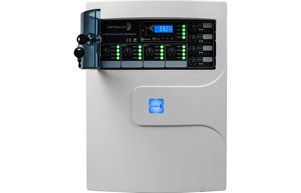 MA455 Multi-Zone On-Wall 4 Channel Amplifier