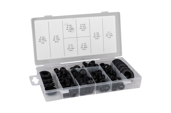 43154 180 Piece Rubber Grommet Assortment