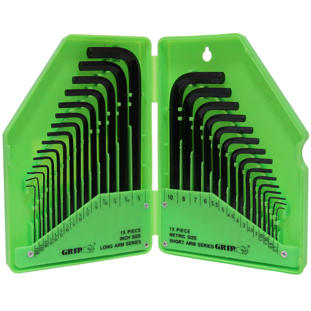 Order Grip Tools 92180 Hex Key Set 30 Piece SoundImports
