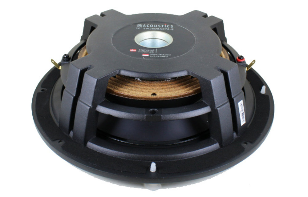 SW26DBAC76-8 10’’ Flacher Subwoofer mit Aluminiumkonus
