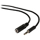 3.5mm Male to Female Slim-Plug Shielded Extension Cable 1.8 meter