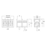 TB02 Vernickelte Schraubklemmen