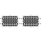 PCB-S01 Cloverleaf Pitches Crossover Board | 10 x 15 cm printplaten