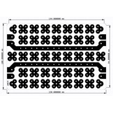 PCB-S01 Cloverleaf Pitches Crossover Board | 10 x 15 cm printplaten