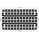 PCB-S02 Cloverleaf Pitches Crossover Board | 12 x 20 cm Leiterplatten