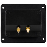 Vierkante luidsprekerterminal | Schroefbinding | 92 x 79 mm