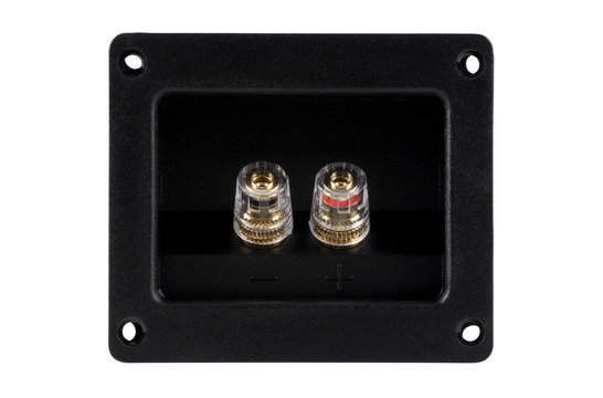 Speaker Terminal Cup Gold Insulated 5-Way Binding Post