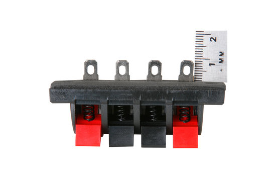 Four Conductor Speaker Wire Spring Terminal