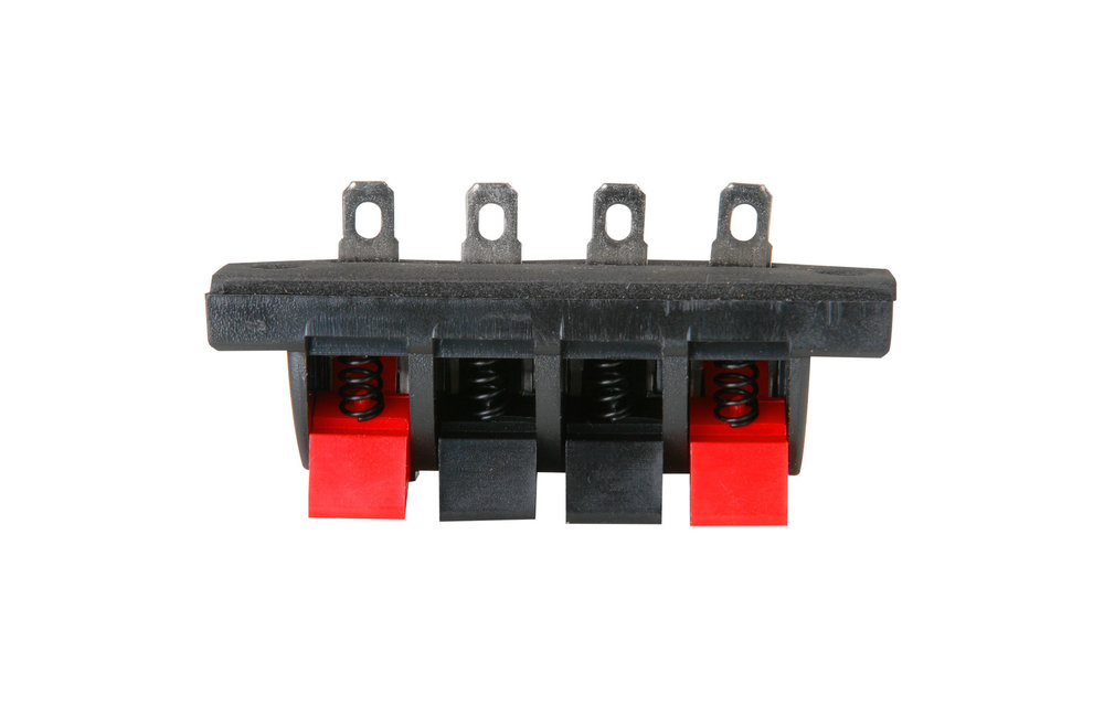 Four Conductor Speaker Wire Spring Terminal