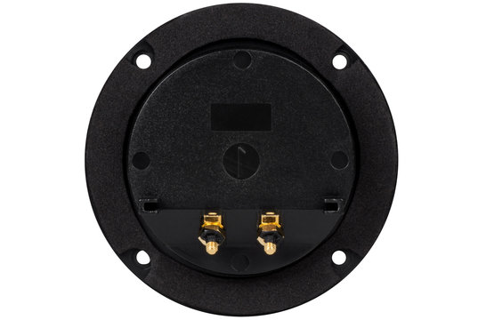 Round Speaker Wire Terminal Cup Gold Spring-Loaded