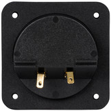 Quadratischer Anschlussbecher | Federbelastet | 102 x 102 mm