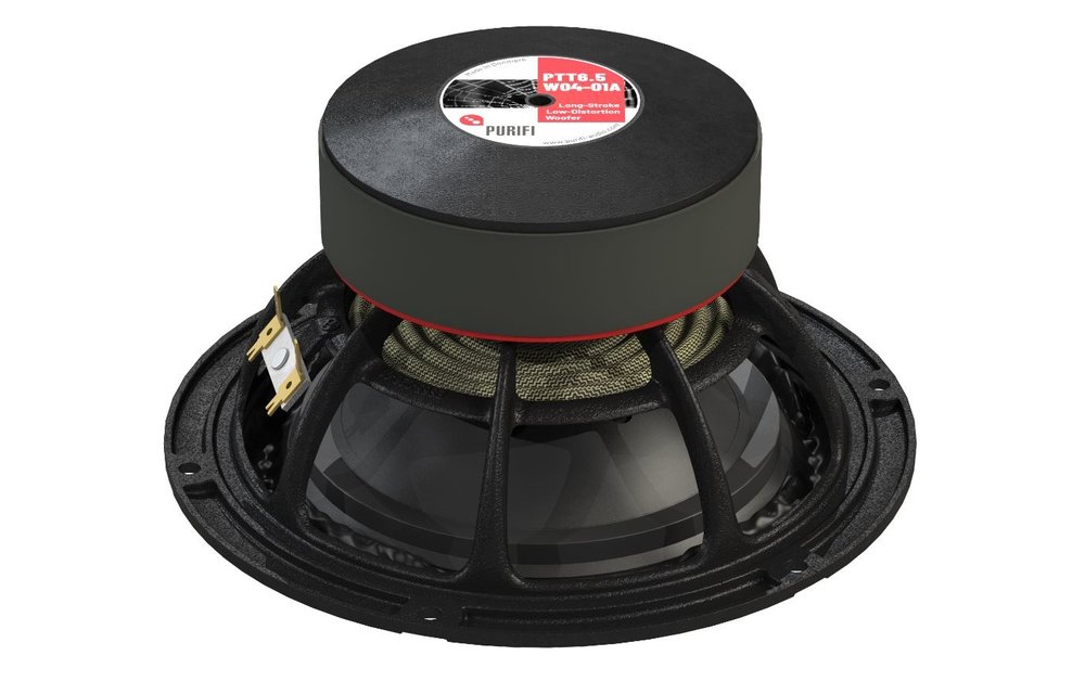 PTT6.5X08-NFA-01 6.5″ Ultra Low Distortion Long Stroke Driver 8 Ohm