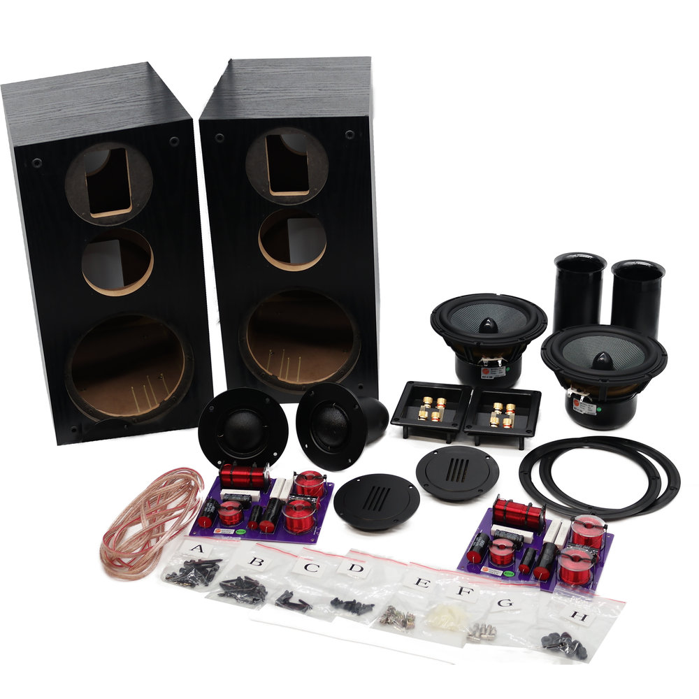 HiVi Swans DIY3.1A Bookshelf DIY Kit Black kopen SoundImports