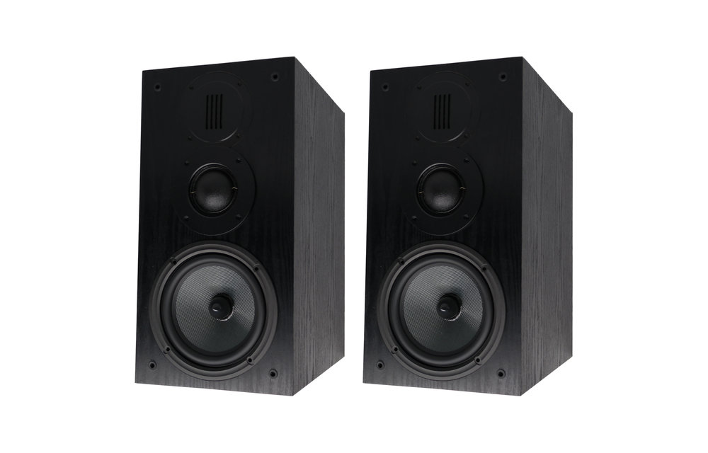 Swans DIY3.1-A Bookshelf Speaker | DIY Kit | Cabinet and Components | Black