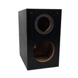 Swan DIY2.2-A Regallautsprecher | DIY-Bausatz | Nur Gehäuse | Schwarz | Paar